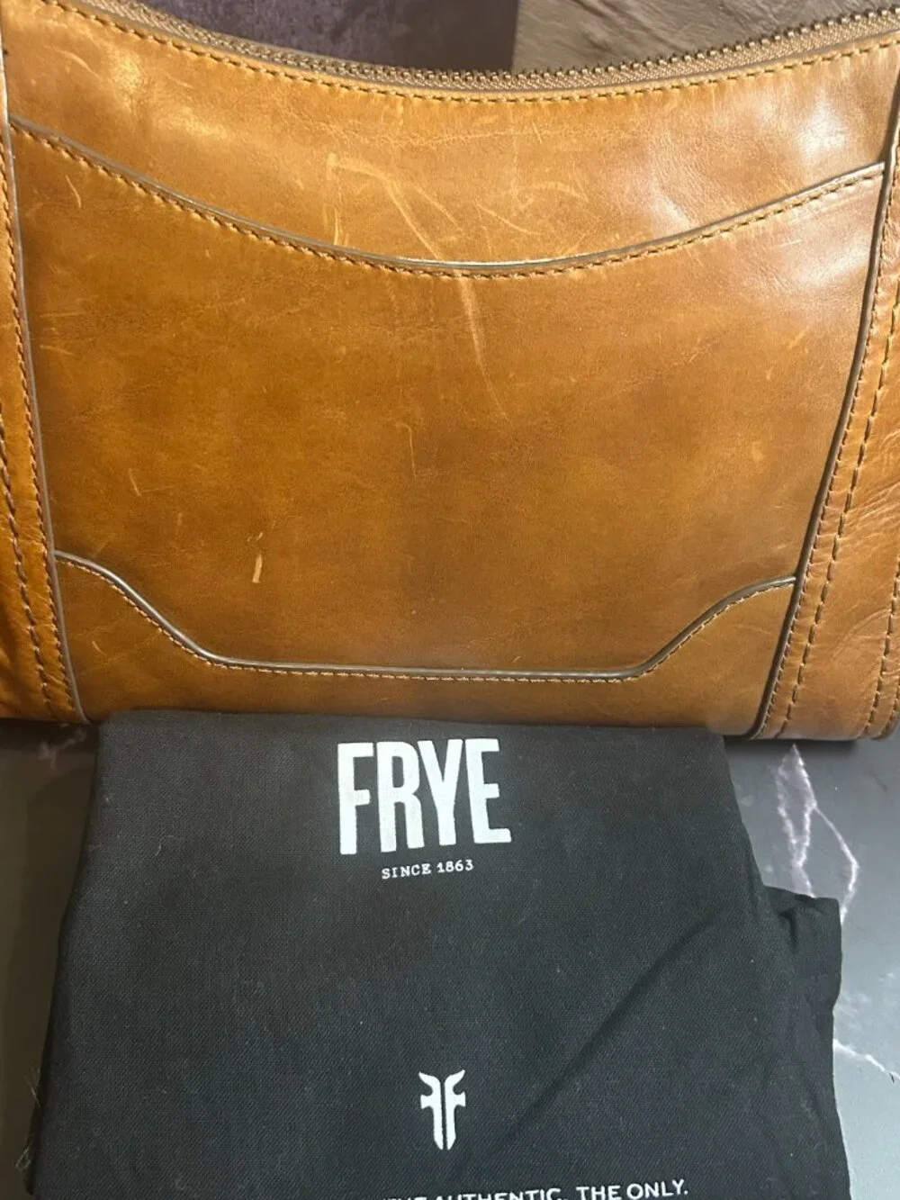 FRYE MELISSA ZIP CROSSBODY